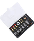 Top Tier Welding Torch Accessories Kit For Wp 17 18 And 27 Models Includes Premium Glass Nozzle Cups and Brass Parts inside case.