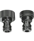12 Pack 3/4 Inch Garden Hose Quick Connect Fittings Set With Male And Female Adapters For Faucets Nozzles And Hoses Easy Connect Leak Proof Durable Build Includes Washers