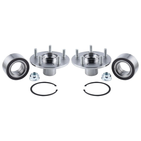 Front Wheel Hub Bearing Kit Set 2 Pack For 2007 2010 Acura RDX And 2007 2011 Honda CRV 5 Lug BR930583K Brand New Factory Sealed