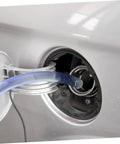 Portable Manual Fuel Transfer Pump Siphon Tool For Gasoline And Liquids High Flow Hand Sucker Pump For Cars Lawn Mowers Outdoor Equipment Leak Resistant Built In Outlet Easy To Use inserted into car fuel filler opening
