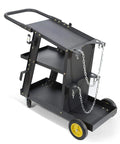 Heavy Duty Welding Cart For TIG MIG Welder And Plasma Cutting Equipment With 3 Tier Shelves And Upgraded Wheels Tilt Top Shelf