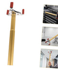 Heavy Duty Ceiling Detector Removal Tool With Badass Rubberized Claw And Extendable Aluminum Shaft for easy overhead access.