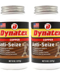 Two-pack Copper Anti Seize Paste 8 Oz Can Heavy Duty Lubricant For Threads And Fasteners Protects Against Extreme Heat Pressure