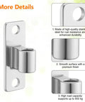 Heavy Duty Gate Hinge 4 Pack Wall Mount Female 304 Stainless Steel Built Like A Tank For Outdoor Barn Or Backyard Projects Super Solid Rust Proof 1764 Lb Capacity 3.9 Inch details showing smooth finish and durability.