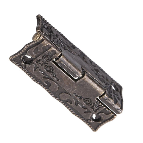 Antique Bronze Box Hinges Set For Cabinets And Jewelry Boxes 10 Pack Heavy Duty Iron Hardware With 270 Degree Rotation