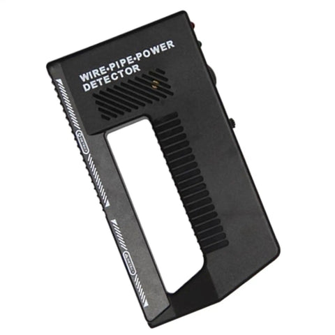 Metal Detector - Wire Finder Wall Scanner, Stud Sensor Hardware Tool, ergonomic black design with comfortable grip for easy handling.