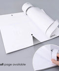 30 Sheets High Adhesive Cleanroom Dust Removal Pad Sticky Paper Self Sticky Adhesive Dust Collector For Cleaning Dust Dirt And Lint On Surfaces, Disposable Pad Sheets For Home Office And Lab Use, showing sheets being lifted