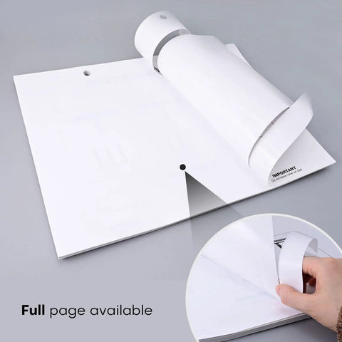 30 Sheets High Adhesive Cleanroom Dust Removal Pad Sticky Paper Self Sticky Adhesive Dust Collector For Cleaning Dust Dirt And Lint On Surfaces, Disposable Pad Sheets For Home Office And Lab Use, showing sheets being lifted