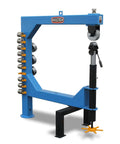 Heavy Hauler 45 Inch English Wheel For Metal Fabbing Shapes 16 Gauge Steel And Copper with smooth swivel top and rapid eject cam