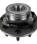 Front Wheel Bearing And Hub Assembly For 2006-2008 Dodge Ram 1500 2500 3500 4WD 8 Lug With ABS, durable replacement.
