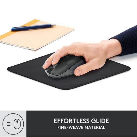 Studio Series Mouse Pad With Anti Slip Rubber Base, Spill Resistant Surface, Easy Gliding, Durable Materials, Portable Desk Mat In Graphite
