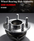 Front Wheel Bearing And Hub Assembly 2Pcs Fit For 2012 2019 Dodge Charger Challenger And 2012 2019 Chrysler 300 5 Lug Non ABS Drop In Ready Replacement Wheel Hub Kit For Front Axle