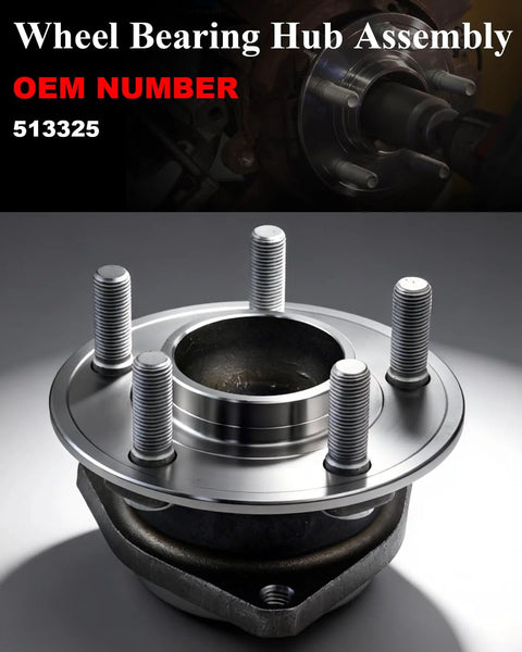 Front Wheel Bearing And Hub Assembly 2Pcs Fit For 2012 2019 Dodge Charger Challenger And 2012 2019 Chrysler 300 5 Lug Non ABS Drop In Ready Replacement Wheel Hub Kit For Front Axle