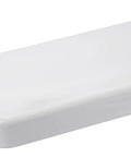 Genuine Kohler Toilet Tank Cover White Replacement Part For Pressure Assist Flush Models K-4484 And K-4645 shown with rounded edges.