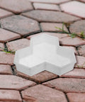 Maple Leaf Concrete Brick Mold Set 2 Pieces Reusable Stepping Stone Paver for garden patio lawn walkway DIY friendly outdoor hardscaping