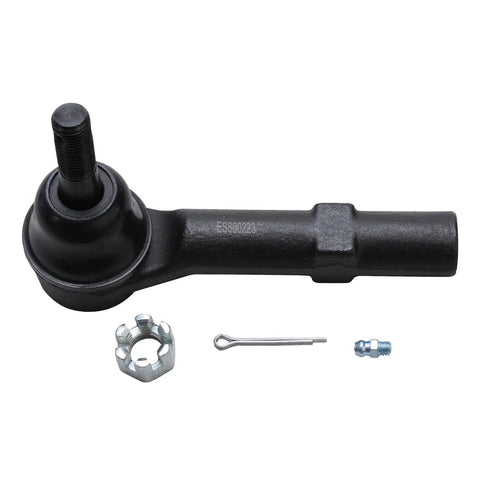 Beefy Front Tie Rods Replacement For 2007-2014 Cadillac Escalade And 2007-2013 Chevy Silverado 1500 Suburban 1500 Avalanche EXT Durable Steering Rods For Smooth, Dependable Steering Performance black metal front outer tie rod end with castle nut and cotter pin