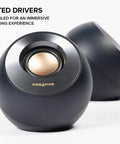 Pebble V2 2 Channel USB Computer Speakers Black Deliver Dope Stereo Sound For Your Desk With Plug And Play USB Audio Compact Modern Design