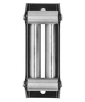 Beefy Heavy Duty Winch Roller Fairlead With 6000 Lb Load Capacity And 20 Steel Rollers On A Q235 Steel Frame For Industrial Electric Winches Rust Resistant And Smooth Wire Rope Guiding, front view