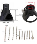 Router Drill Bits Kit With Cutting Guide Locator And Rotary File Milling Set For Dremel Rotary Tools 11 Pieces