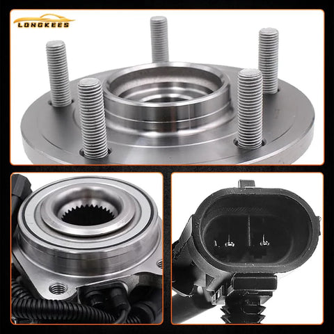 Two Piece Rear Wheel Hub Assembly Pair For AWD 2013 2018 Escape And 2015 2019 MKC Direct Replacement For OE 512500 Splined Center With Easy Bolt On Install