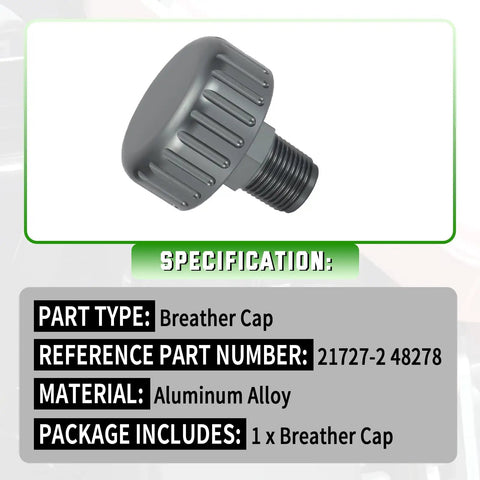 Top Shelf Aluminum Hydraulic Breather Cap Straight Drop In For Western Fisher And SnowEx Plow Pumps Badass Replacement For Blizzard Equipment Built For Deep Snow Grinds