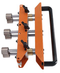 Heavy Duty Multi Station Roller Bender For 0 To 90 Degree Bends On Sheet Metal 0.3 To 1.0 Millimeters, orange and black handle