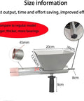 Size specifications of Large Size Auger Mortar Grout Gun With 9 Nozzles Pro Grade Caulking Tool For Fast Grouting And Mortar Thick Pipe Design