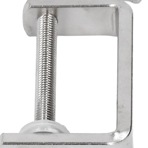Beefy 2 Pack C Clamp Set Heavy Duty Wide Jaw 304 Stainless Steel For Woodworking Metalworking And DIY Repairs, close-up
