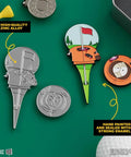 South Park Dead Kenny Golf Divot Tool And Ball Marker Set featuring zinc alloy divot tool, magnetic marker, and enamel ball marker.