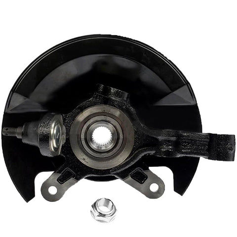 2 Piece Front Steering Knuckles And Wheel Bearing Hubs Assembly For 2001 2002 Honda Civic Replacement Kit with OEM grade cast iron