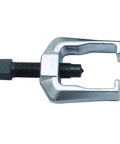Metallic ball joint separator from 5 Piece Front End Service Set With Pitman Arm Puller And Ball Joint Separator For Auto Repair And Suspension Work Built Pro Grade To Make Front End Service Quick And Easy.