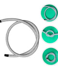 Heavy Duty Garment Steamer Hose Replacement For High Temperature Flexible Tube displayed with close-up details