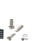 Bolt Nut And Washer Hardware Assortment Kit With 40 Hole Metal Bin For Multi Purpose Fasteners Includes Drywall Anchors Corrosion Resistant Steel