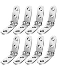 Built Tough 180 Degree Foldable Hinge Set For Furniture And Marine Cabins, 270 Degree Dual Page Rotary Hinges, Metal Silver Finish