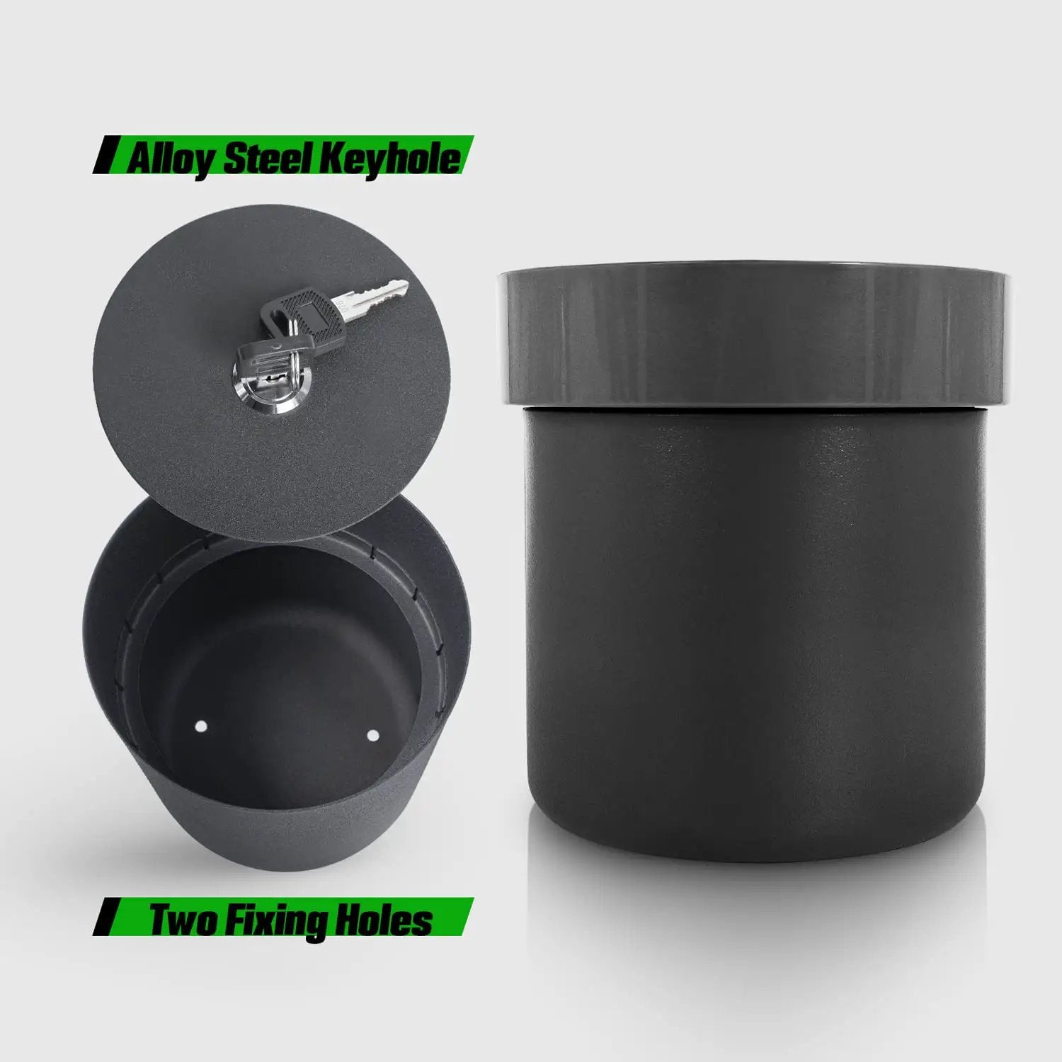 Flower Pot Diversion Safe With Key Lock Hidden Vault