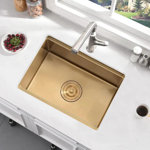 Undermount 10 Inch Bar Sink For Your Wet Bar 10x18 Inch Stainless Steel 16 Gauge Single Bowl Kitchen Sink With Dish Grid Brushed Finish
