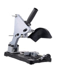 Angle Grinder Stand And Holder Bracket Built Tough Cast Iron Mount With Three Point Fixation And Protective Guard For Ultra Precise Cuts