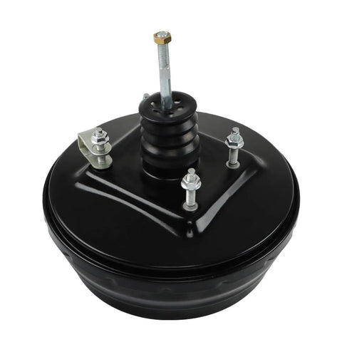 8x9 Inch Power Brake Booster 44610 60792 Straight Up Bolt On Upgrade for Toyota Land Cruiser FZJ80 top view with mounting brackets.