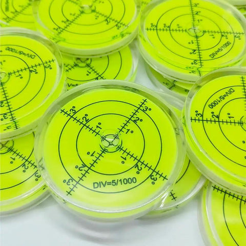 Dead On Accurate 60mm Round Bubble Spirit Level Pro Shop Premium Acrylic Craft Tool With Degree Marked Base For Straight Shot Precision Layouts And No Sweat Leveling On Any Project