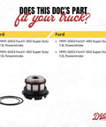 Ford 7Point3L Diesel Fuel Filter DCS8629OE Replacement For Super Duty F250 F350 F450 F550 1999 2003 Replaces FD4596