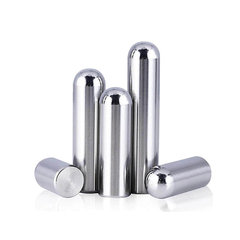 Heavy Duty Stainless Steel Round Head Cylindrical Dowel Pins Set, 304 Grade Locating Pins In Metric Sizes From M0.8 To M6 With 8mm Option
