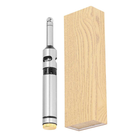 Photoelectric Edge Finder For Milling Machines, Stainless Steel Non Magnetic Centering Rod Detector with Wooden Case, Pro Grade