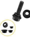 Close-up of 272 Piece Alloy Steel Flange Hex Bolts And Nuts Kit For Furniture Assembly With Corrosion Resistant Coated Finish