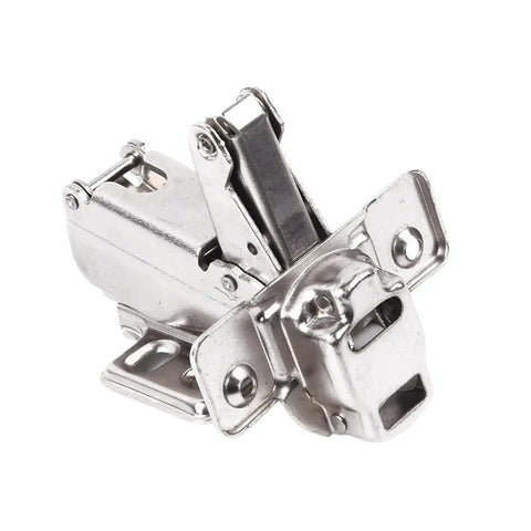 Rotating Concealed Cabinet Door Hinge Set With Matching Screws 165 Degree Spring Folded Hinges, durable steel hinge close-up