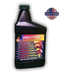 Polytron Ultra Performance Metal Treatment Concentrate Oil Additive MTC Half Quart Bottle for engines, label details visible.