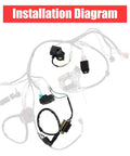 Installation diagram of Ignition Coil Starter Solenoid Voltage Regulator CDI Kit For Chinese ATV Quad Dirt Bike Go Kart