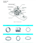 Technical diagram of 2 Pack Beefy Heavy Duty Pillow Block Bearing UCP206-19 1 3/16 Inch Bore Self Aligning Industrial Grade Units