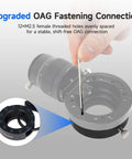 Deep Sky Imaging Kit With Off-Axis Guider For Astronomy APS-C Cooled Camera close-up of upgraded OAG fastening connection