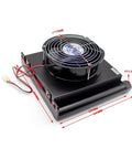 High Flow 25 Liters Per Minute Hydraulic Oil Cooler And Radiator Heat Exchanger For Aluminum Alloy Air Cooler 3 MPa Pressure 24V DC