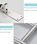 Flip Up Toilet Grab Bar 31.5 Inch Stainless Steel Wall Mounted Safety Bar with 3mm steel plate and I-shaped design